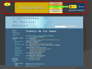 Lengua
4                     Sociales
                        Inglés
    Mis asignaturas   Tecnolog.
                      Naturales   (…)
                         (…)
 