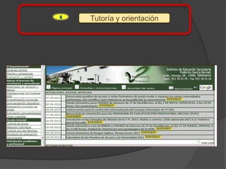 6
    Tutoría y orientación
 