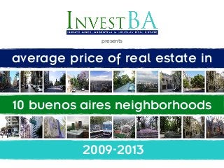 presents


average price of real estate in


10 buenos aires neighborhoods


          2009-2013
 
