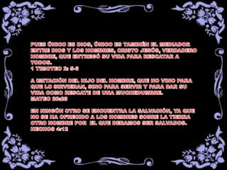 Buenos Dias, Yo Soy Dios