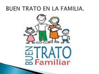 BUEN TRATO EN LA FAMILIA.