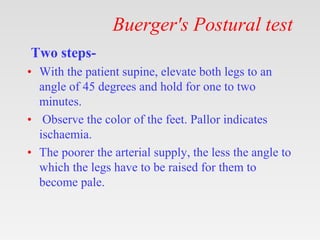 Buerger Color Buerger's disease and chronic arterial occlusion.pptx
