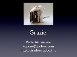 Bufale e Leggende Metropolitane