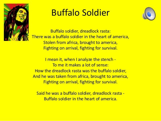 ting Symphony Brød Buffalo soldier
