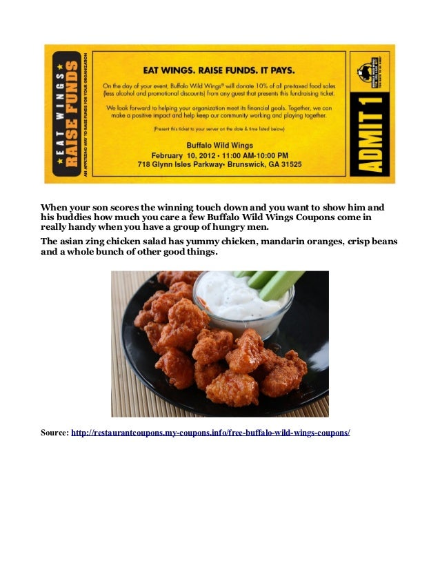 Buffalo wild wings birthday coupon