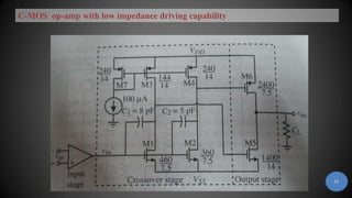13
C-MOS op-amp with low impedance driving capability
 
