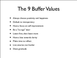 The Buffer Culture - Version 0.3