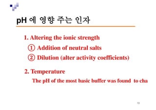 Buffered isotonic solutions