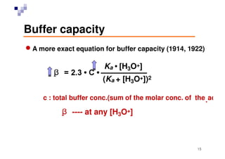 Buffered isotonic solutions