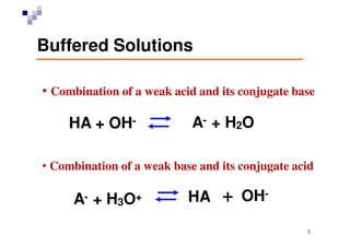 Buffered isotonic solutions