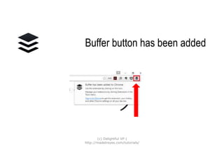 Buffer button
has been added
(c) Delightful VP |
http://madelreyes.com/tutorials/
 