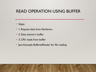 Buffer_Management_Presentation in java . | PPTX