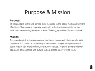 Purpose & Mission
 