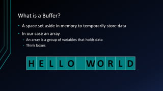 Buffer overflow | PPTX