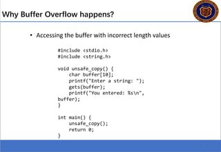 Buffer Overflow- Secure-Development- Lecture-9.pdf