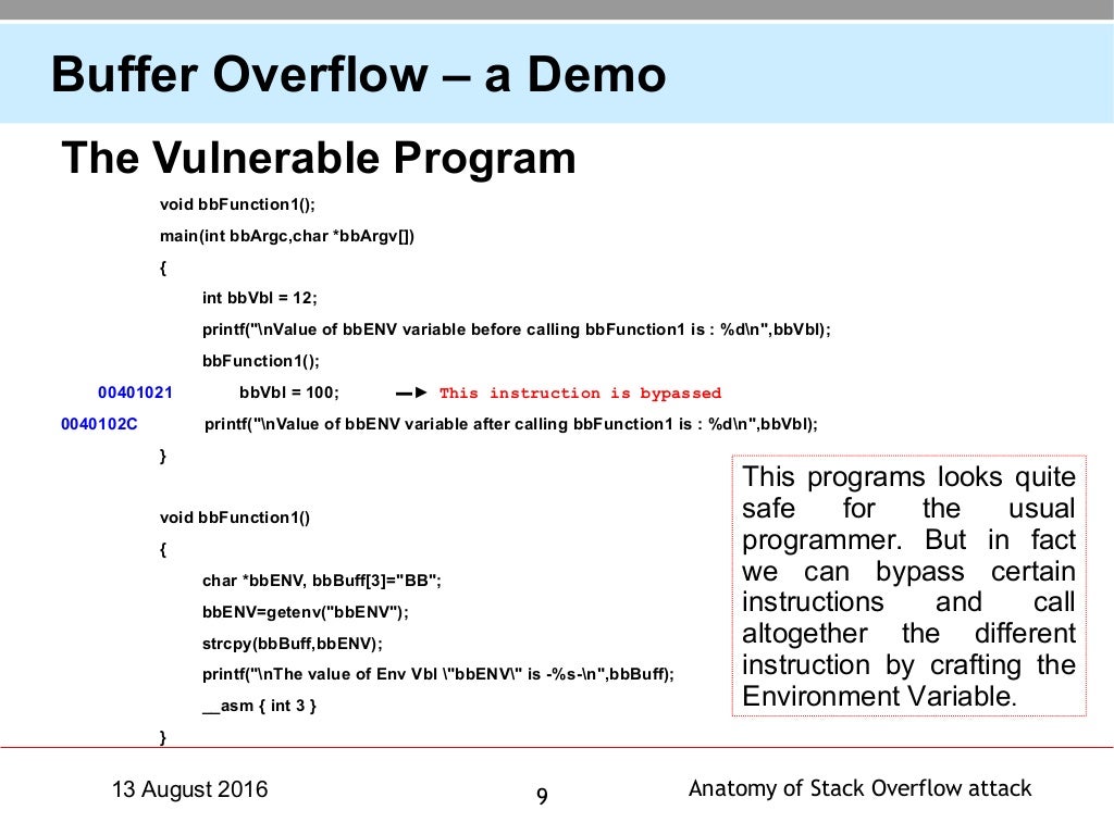 buffer overflow 1 buffer overflow 1