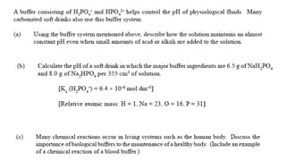 Understanding Buffers: Their Role and Function in Biological Systems | PPTX