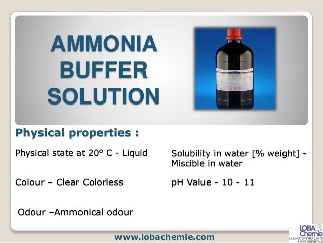 buffer solutions ammonium acetate buffer