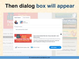 © creativesuiteva.wordpress.com
Then dialog box will appear
 