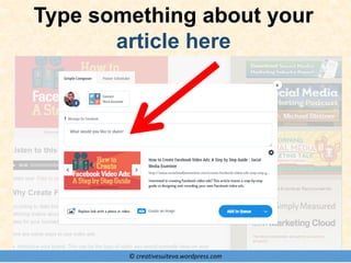 © creativesuiteva.wordpress.com
Type something about your
article here
 