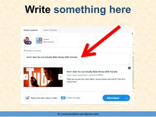 © creativesuiteva.wordpress.com
Write something here
 