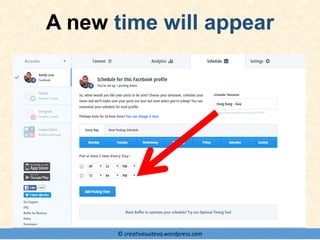 © creativesuiteva.wordpress.com
A new time will appear
 