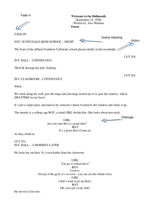 Buffy Script S01 E01