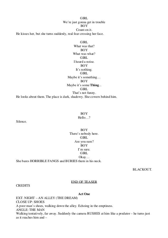 Buffy Script S01 E01