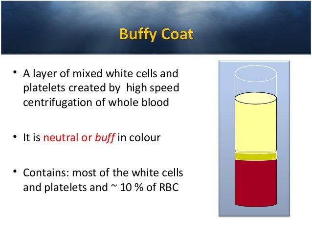 what s the significance of the buffy coat after you centrifuge the total blood sample what s the significance of the buffy coat after you centrifuge the total blood sample