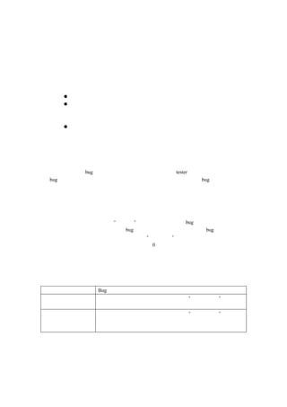 ¶¨Î»

                                                                                                                                                 ÆÚ¹æ¶¨ºÍ¬µÄÓÐ²»ÃÅ¼¸ö¿òÕß«Ë¾ £¬³Ì¶ÈÊ²Ã´¨Î»µ½â¸°ÑÔ±Ó¦ËÚ
                ·¢ÏÖ¶¨Î»ÊÂÇéÀ´Ð§µÄ©Ó×öÒ±ØëÔËÈ¸²âÚ¶ £¬Ã´²»ÍÓÐÊÒªÇóÕâ©¹Ü ÍûÖµ¡£
                                                                      µã£ºÃæÄ¼¸ÂÇÏÒª¿¬ÐèÊ±òÎÌâ»öôÀëÔÍ¡£ÚµÄ




                                                                                                                                                 ÄãÔÚÈç¹û £¬ÀýÈç Öµ¡£ÊäÈë²âÔ¹ÓÃÄãËùèö¾«· ÄÚ£¬µ·¶Î§¿ÉÜÔ¾¡ ÖÐ£¬ÃèÊöÔÚÎÌâ
                 ½ÅÐÍµÄÕâÖÀàÓ¡ËùÊÇ´ò²»ÏÈë¸Ã×ã¦ £¬´í»á³öµÄÊ±ºò½Å¾Ò·ÝÓ¡¢ÏÖ²âÔÐ
                                                                    ¡£³ö´í±¾¶¼»á
                                                                                                                                                Î»Ô±¶¨²âÊÈË                                                                                  bug Ò»¸ö×ÎªÔ¼ºÉÏÊÇ³Ì¶È¨ £¬ÄÜÁ¦µ                                                                                                                                                                                                tester§ÐÓ £¡ÖÏåÌÄµÛ¼Ó½¸
                                                                                                                                   µÄ          bug ²â»ØÁËÄã½ÚÊ¡Í¬±Ò¼ä£µÈùÓÐ×é ÄÜ¹»¶¨Î                                                                                                                                                                                                                                                                                                                                 bug ¡£µÄÊ±¼ä




                                                                                                                                        ¹éÄÉ

                                                                                                                                                      Ä ¸ Þ Ð´ Àæ ¨ ± µ ã ÄÕ ´ ° ± ¡ Ä µ · È« ¾ ° á » Ö ± ÔË È ¢ ·ª ¿ ¬ £ Â Ïö ¿ é Çã °» Ò                                                                                                                                                                                                                                                    bug£ÈËÔ±Îª²âÊÒò»á¶ø ¬
                                                                          ¹ØÏàÆäËûµÄÓ¦°ÑÉ¶øÐéÃ»½                                                                                                                                                                                                                                                              bug ¸öÑùÒ»ÁËÕâÎ±¨ ÀýÈç£¬ ºÃ¡¶¼¸Ä                                                                                                                             bugÄÎµÒÇÊÍ¾ ¬£
¡±µÄÎ¼þ°Ò Îª¸öÃû´æÒ»µ±£ ÎÊÌâ£¬ÄÜÓÐ´æ¹¦µ±³ò×ÖÀí                                                                                                                                                                                                                                                                                                                                                                                 £ ¡ ô µ± á »ò ÐÌ ³ í À ¦ ´Ö × Ä Î± Ê þ ¼ µ
                                                                           Îª¼þ³¤¶È¸öÄÔÚ±£´æÒ»·¢Éú¿Í¬ÊµÇé«ÕâÑù                                                                                                                                                                                                                                                                                   0 µÄ´ÅÒ»¸öÔ¶³ÌæÚÊÍ¼±£òÕßÎþ¬
         ÄÜ²¢ÇÒ £¬µÄÊ±¼äºÜ¶à¿ª·¢½Ú¡»°áÑùÐ´ÕâÈç¹û ¡£¿ö¸Çé²úÉÕâ¶¼»á´ÅÌÊ±ÖÁÒ ÅÌ£¬
                                                                                             Á¿¡£µÄÖÊÏÍ³Ìá¸ßºÜ´ó
                                                                                                                                                 ÏÖÒ»´Î³öÅ¼È¹ÊÇ·¢Éú£áÌâÍ¨¸¶ÕÀ²½ÖèºÏíµÄÓÃ £¬ÌâÊ±¸öÎÏÖÒ»µÄã·¢
                                                                                                       ¡£³öÏÖ¼þ²ÅÊâÌõÔÚØ»òÕßÇ

                                                                                                                          Àý£º¹éÄÉÊ¾                                                                                                                                                                                                           Bug ÄÚÈÝ±¨¸æ
                                                                                                                    £ºÑùÐ´²»ÒªÕâ                                                                                                                                               Ìá´íÎóµÄ ¡±²»½ÕÒÎÄ¼þ° ÏÖ»á³öµÍ Ê±£¬¼þÃûÎªÄ·×ö¨ÖµÓÇ
                                                                                                                                                                                                                                                                                                                             ¡£Ê¾ÐÅÏ¢
                                                                                                                          Ð´£ºÒªÕâÑù                                                                                                                                           Ìá´íÎóµÄ ¡±²»½ÕÒÎÄ¼þ° ÏÖ»á³öµÍ Ê±£¬¼þÃûÎªÄ·×ö¨ÖµÓÇ
                                                                                                                                                                                                                                                                                    ×Ö·û²åÈëµ«ÊÇ» Ìâ£¬¸öÎÊÔÚÕ¶¼´æ×Ö·û±²åÈëµÒ»Ã¿ ¡£Ê¾ÐÅÏ¢
                                                                                                                                                                                                                                                                                                                                ¡£ÎÊÌâ¾ÍÃ»ÓÐ
 