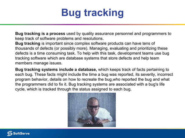 Bug reporting and tracking | PPTX