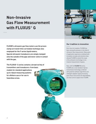 2
Our tradition is innovation
______
Ever since its inception, FLEXIM has
been among the pioneers in the field of
ultrason...