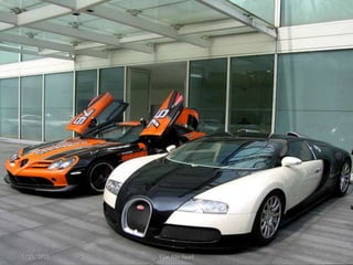 In fact, if the Bugatti and Mclaren started at the same time, after 15 seconds the Mclaren would be at 193 Km/h and the Bugatti will be 321 Km/h 1/23/2010Elie Abi Saad