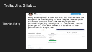 Trello, Jira, Gitlab ...
Thanks Ed :)
 