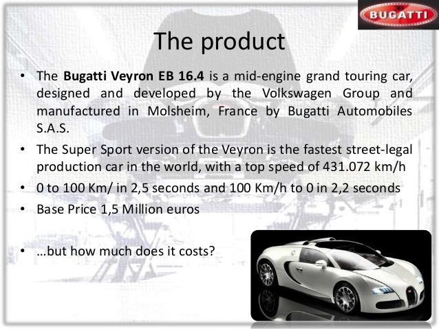 Bugatti size chart