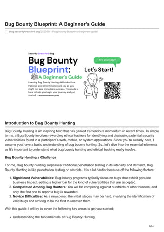 Bug Bounty Blueprint : A Beginner's Guide | PDF