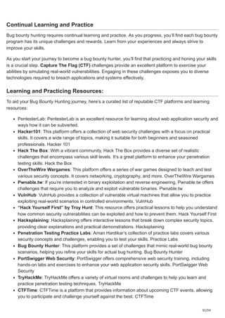 Bug Bounty Blueprint : A Beginner's Guide | PDF