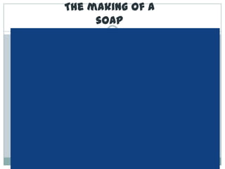 Themaking of a soap