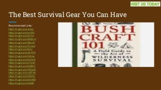 The Best Survival Gear You Can Have
Recommended Links:
https://mgyb.co/s/Jcbju
https://mgyb.co/s/crh9U
https://mgyb.co/s/f...