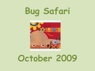 Bug Safari October 2009 