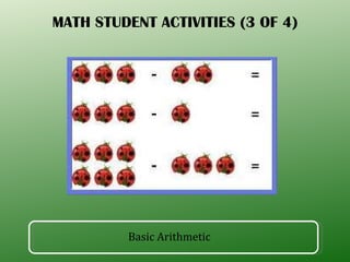 MATH STUDENT ACTIVITIES (3 OF 4) Basic Arithmetic  