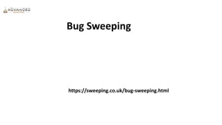Bug Sweeping
https://sweeping.co.uk/bug-sweeping.html
 