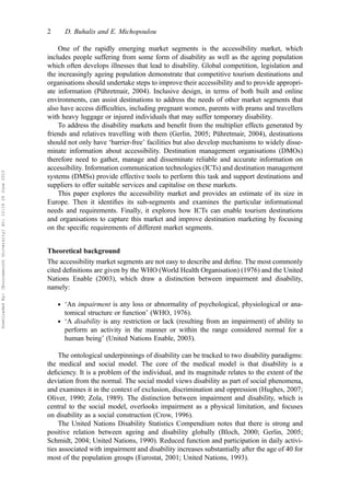 2       D. Buhalis and E. Michopoulou

                                                                     One of the rap...