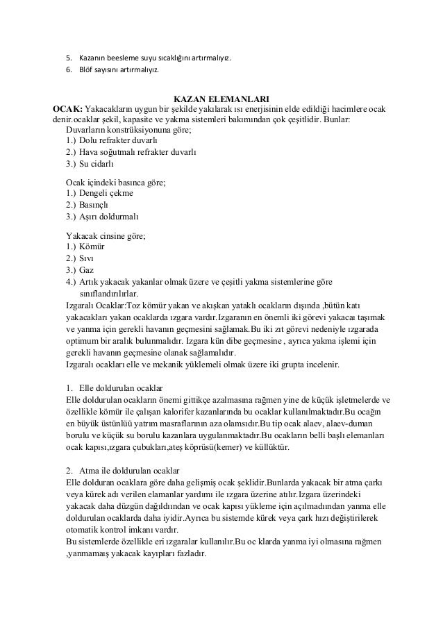 Buhar Kazanlari