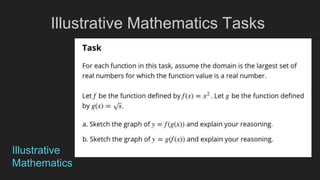 Illustrative Mathematics Tasks
Illustrative
Mathematics
 