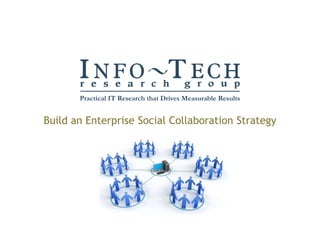 Practical IT Research that Drives Measurable Results,[object Object],Build an Enterprise Social Collaboration Strategy,[object Object]