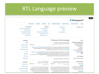RTL Language preview
 