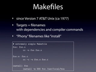 Build Systems with autoconf, automake and libtool [updated] | PDF