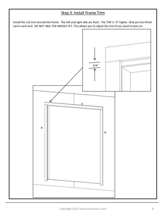 Build Your Own Shed Doors