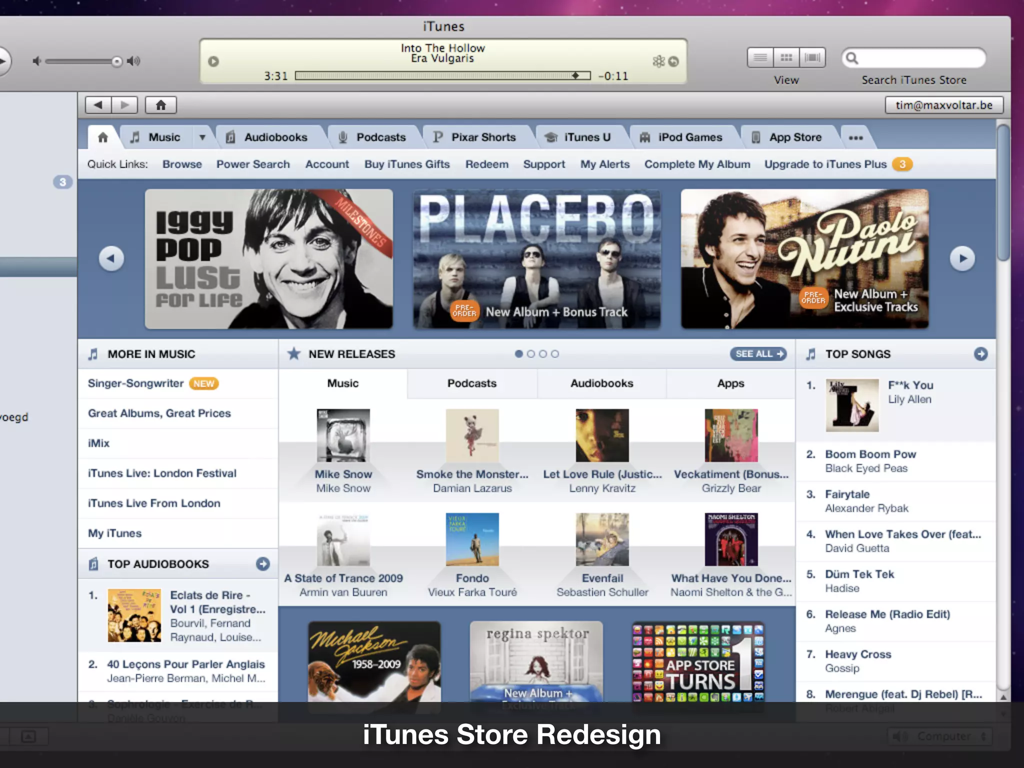 iTunes Store Redesign
 
